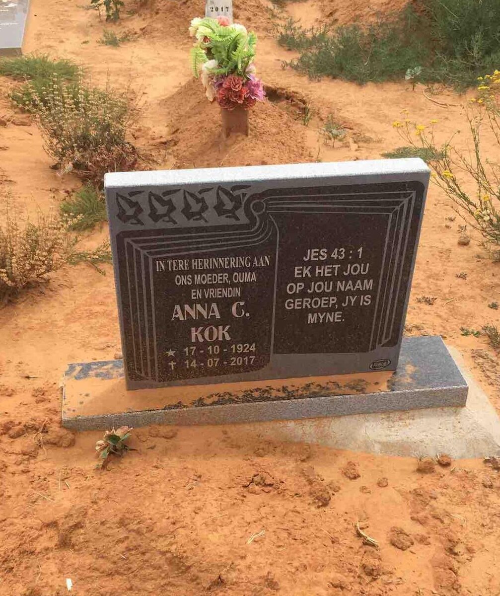 KOK Anna C. 1924-2017