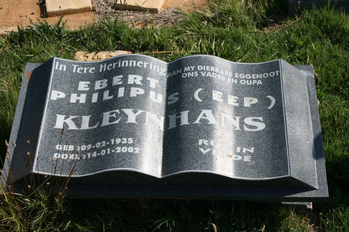 KLEYNHANS Ebert Philipus 1935-2002