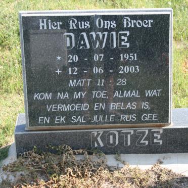 KOTZE Dawie 1951-2003