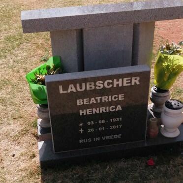 LAUBSCHER Beatrice Henrica 1931-2017
