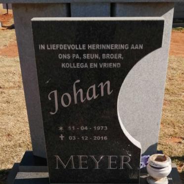 MEYER Johan 1973-2016