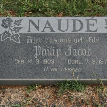 NAUDE Philip Jacob 1903-1978