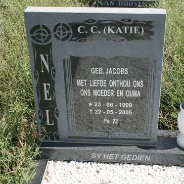 NEL C.C. nee JACOBS 1909-2005