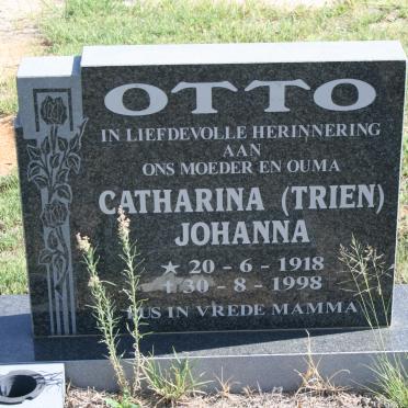 OTTO Catharina Johanna 1918-1998