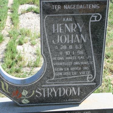 STRYDOM Henry Johan 1963-1998