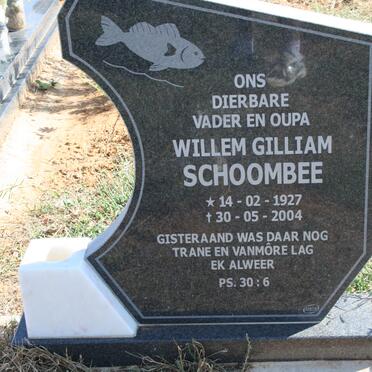SCHOOMBIE Willem Gillam 1927-2004