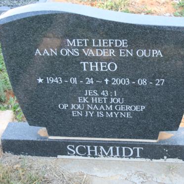 SCHMIDT Theo 1943-2003