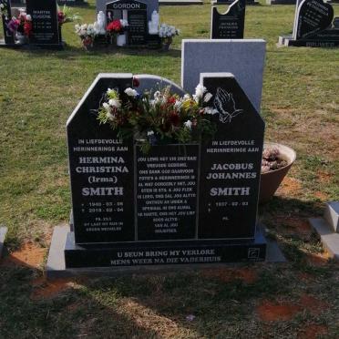 SMITH Jacobus Johannes 1937- &amp; Hermina Christina 1940-2018