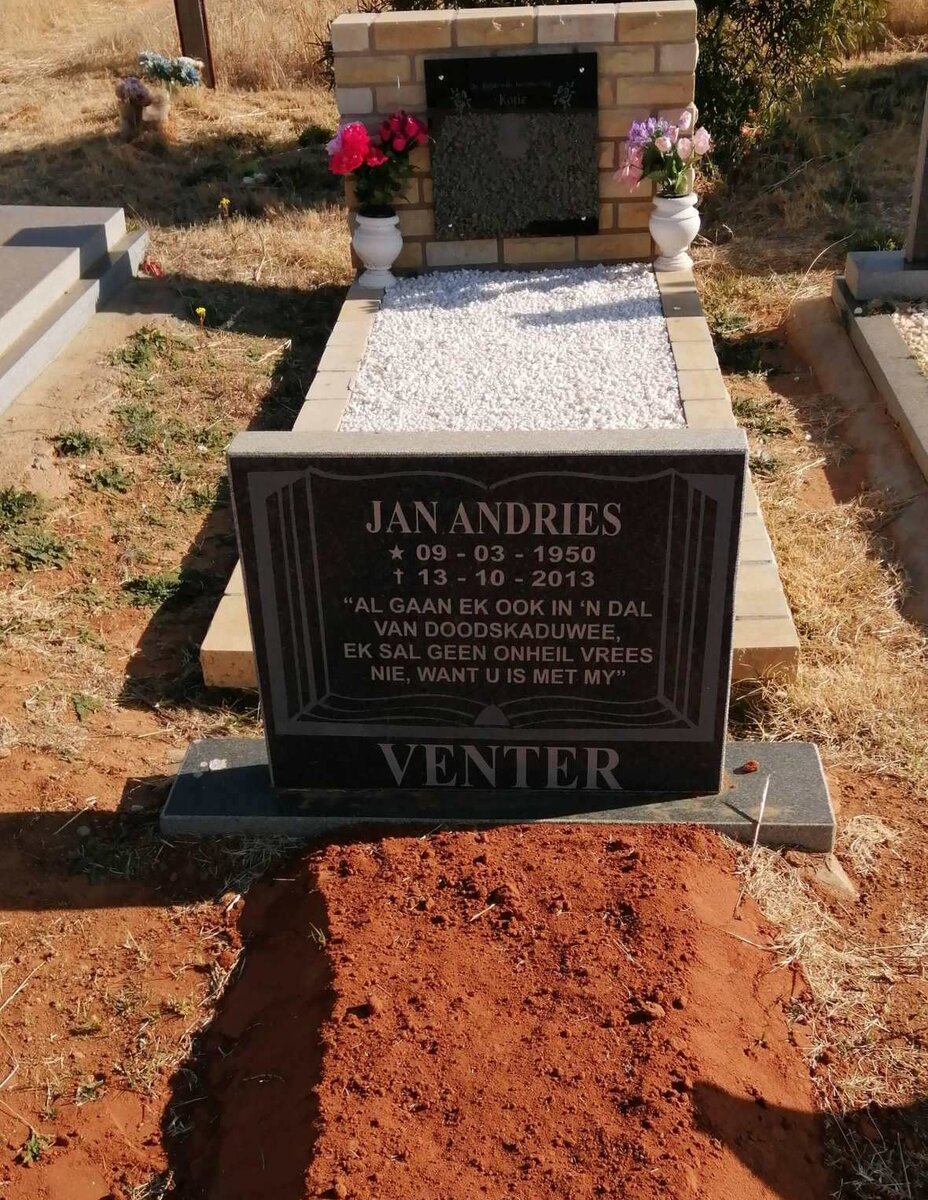 VENTER Jan Andries 1950-2013