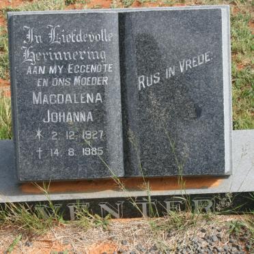 VENTER Magdalena Johanna 1927-1985