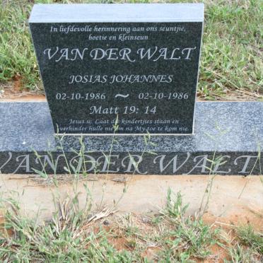 WALT Josias Johannes, van der 1986-1986