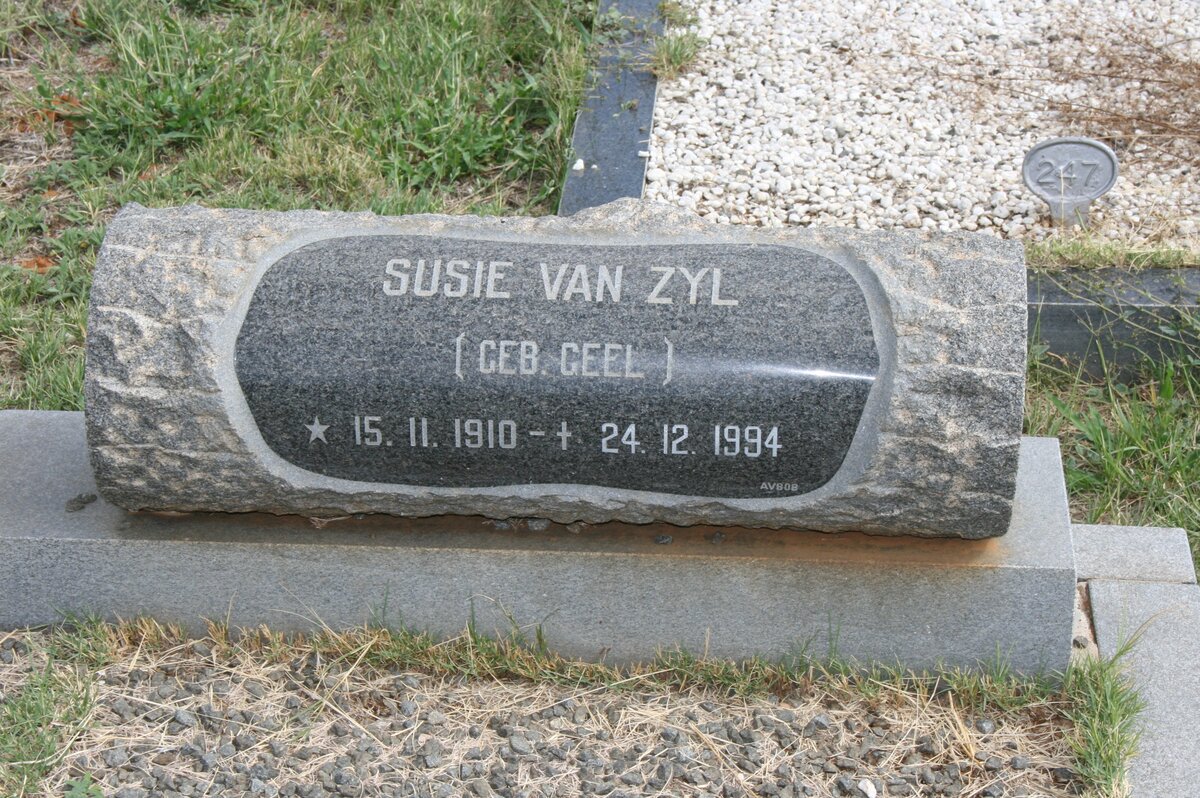 ZYL Susie, van nee GEEL 1910-1994