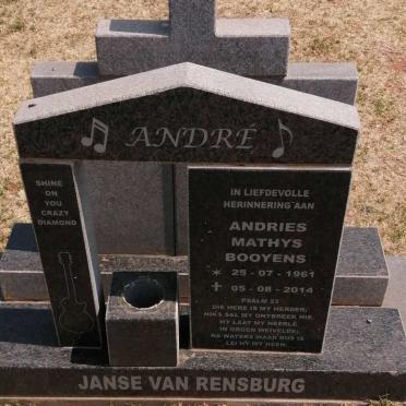 RENSBURG Andries Mathys Booyens, Janse van 1961-2014