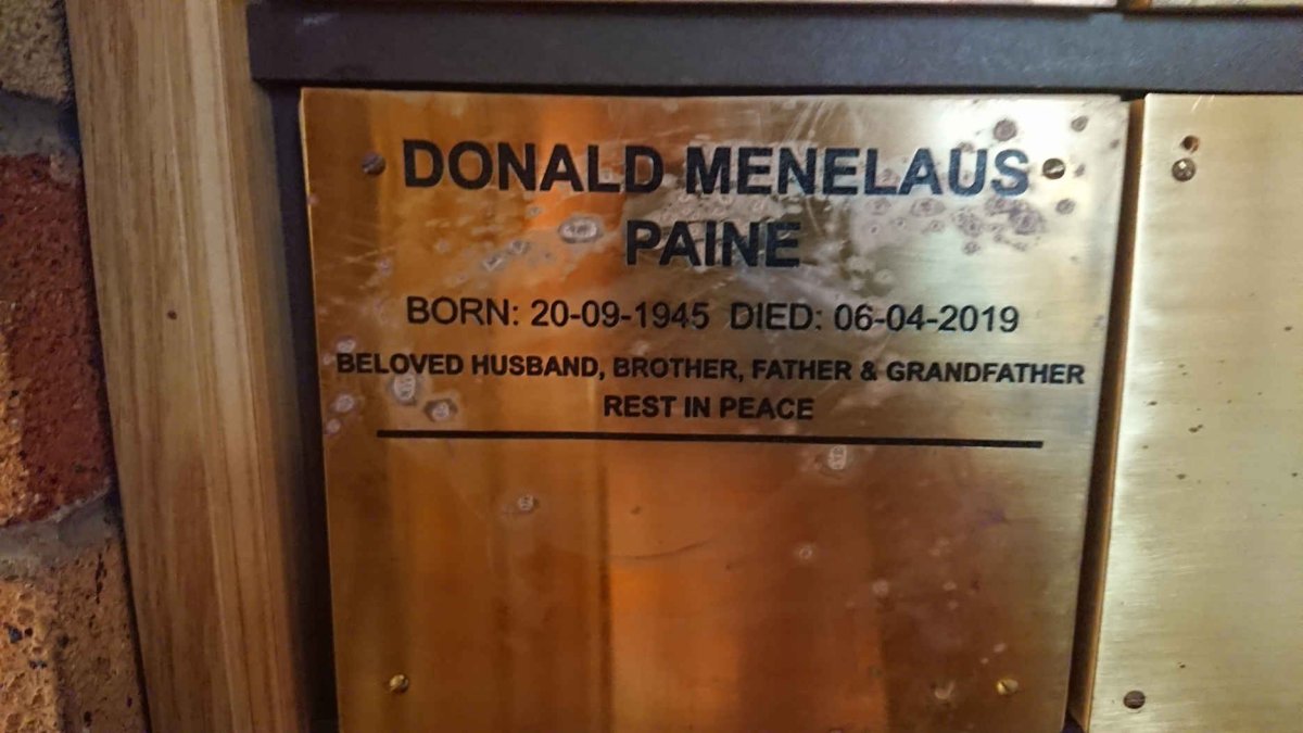 PAINE Donald Menelaus 1945-2019