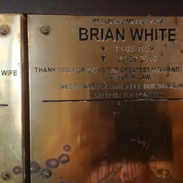 WHITE Brian 1959-2016