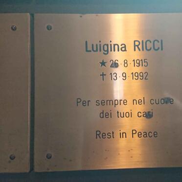 RICCI Luigina 1915-1992