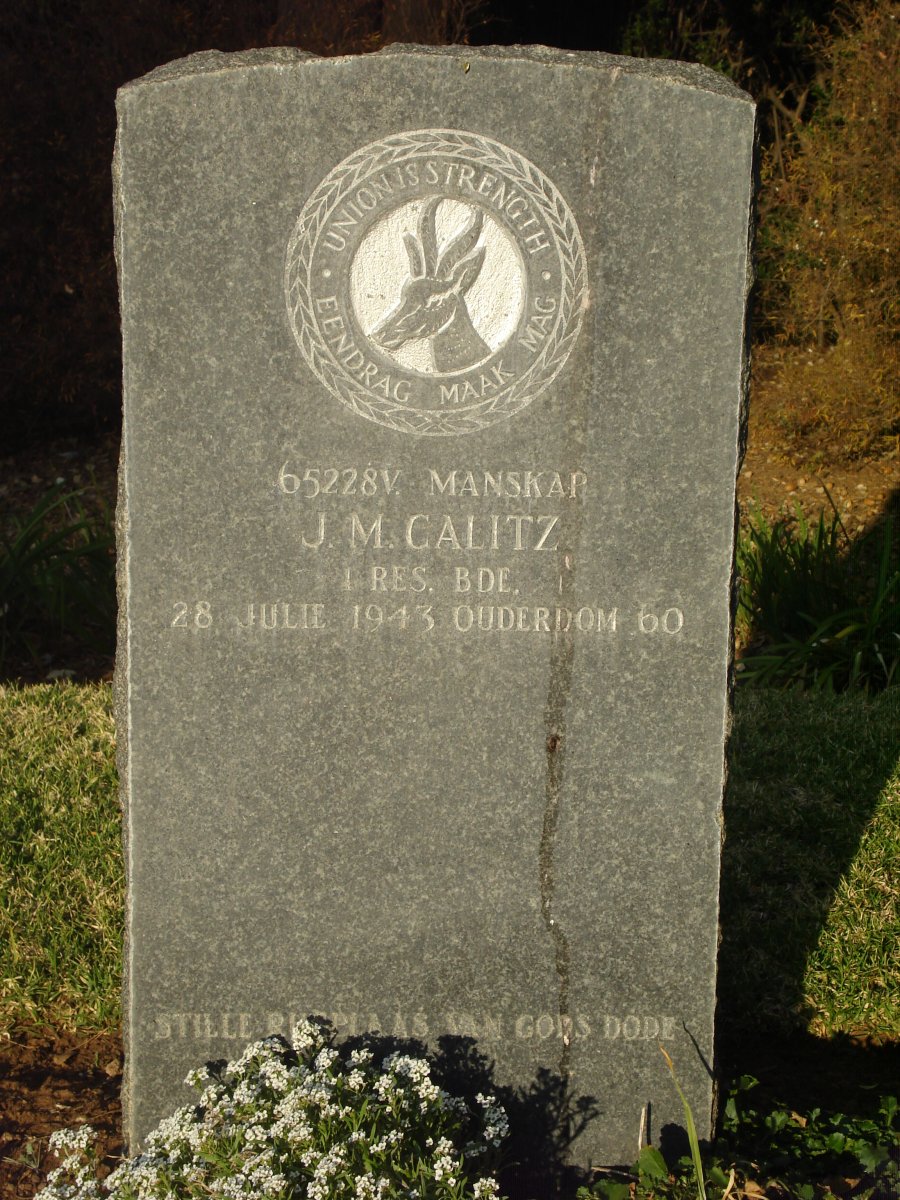 CALITZ J.M. -1943