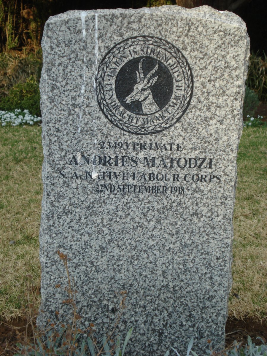 MATODZI Andries -1918