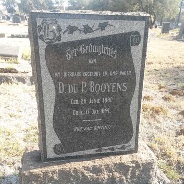 BOOYENS D. du P. 1890-1944