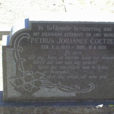 COETZEE Petrus Johannes 1873-1955