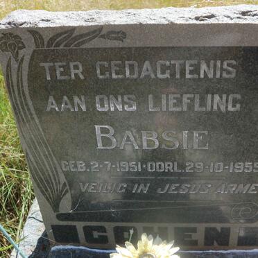 COHEN Babsie 1951-1955