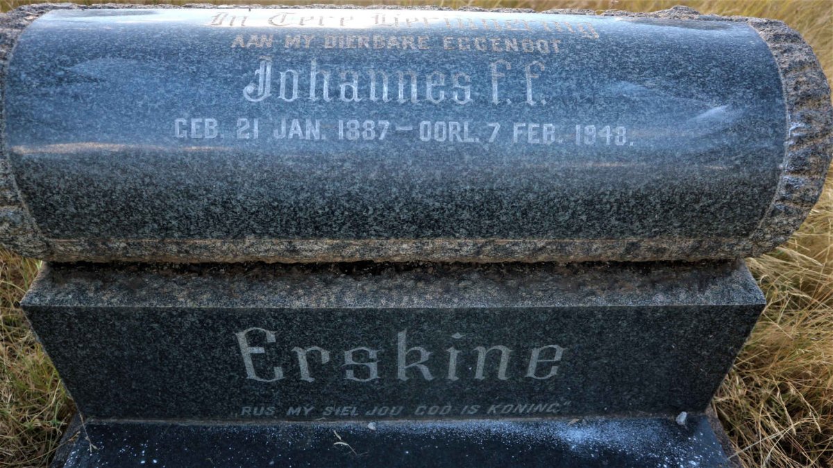 ERSKINE Johannes F.F. 1887-1948