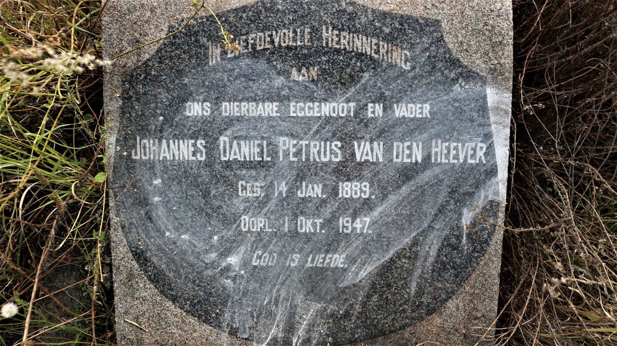 HEEVER Johannes Daniel Petrus, van den 1889-1947