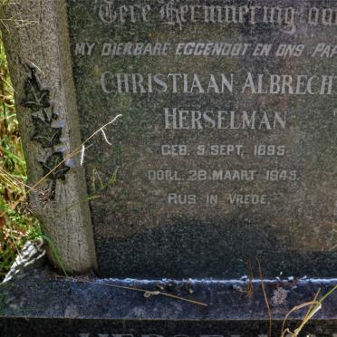 HERSELMAN Christiaan Albrecht 1895-1945