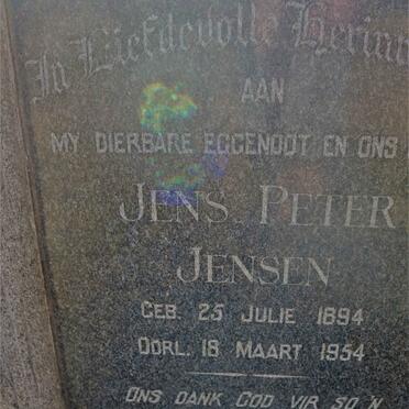 JENSEN Jens Peter 1894-1954
