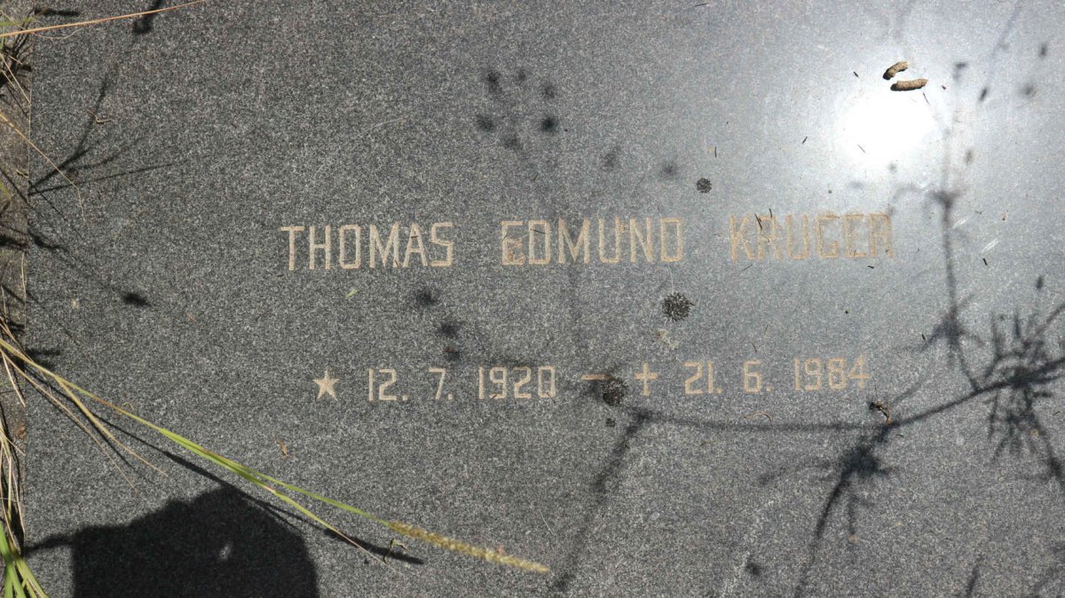 KRUGER Thomas Edmund 1920-1984
