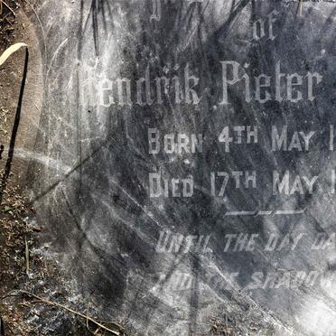 KLERCK Hendrik Pieter 1891-1945