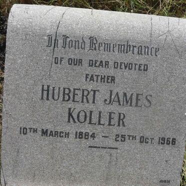 KOLLER Hubert James 1884-1966