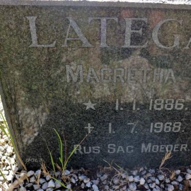 LATEGAN Magrietha J. 1886-1968
