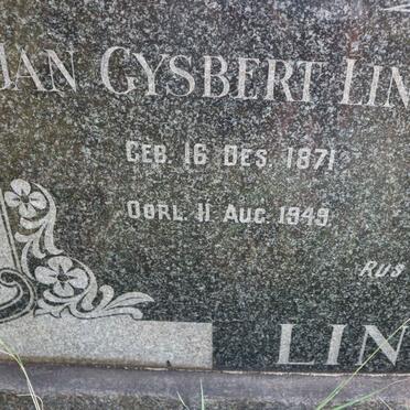 LINDE Jan Gysbert 1871-1949 &amp; Johanna C.M. STEYN 1877-1950