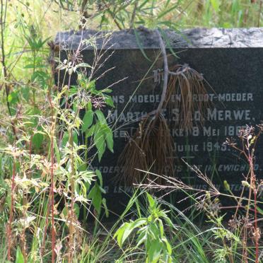MERWE Martha E.S., v.d. nee ?ECKE 1867-1945