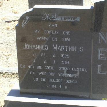 NEL Johannes Marthinus 1929-1994