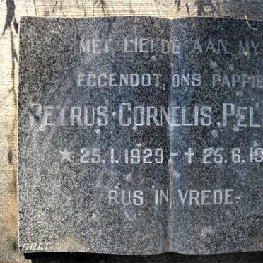 PELSER Petrus Cornelis 1929-1974