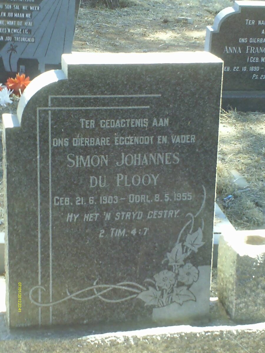 PLOOY Susanna Johanna, du 1903-1955