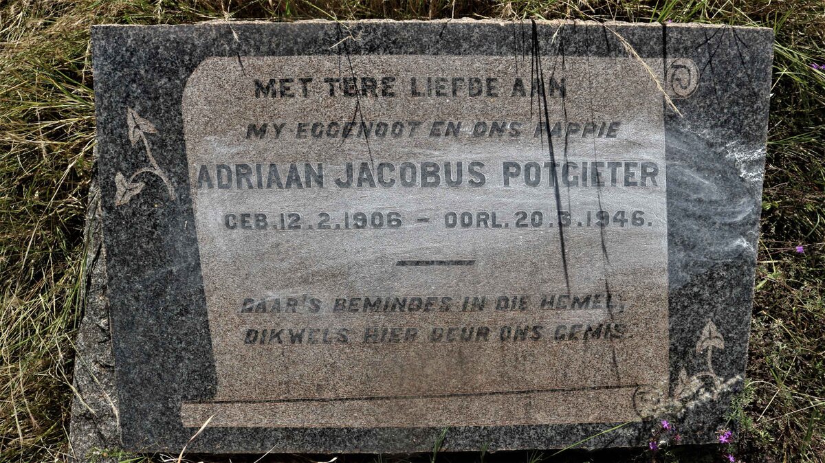 POTGIETER Adriaan Jacobus 1906-1946