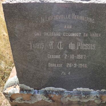 PLESSIS Louis A.T., du 1887-1946