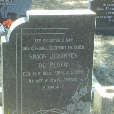 PLOOY Susanna Johanna, du 1903-1955