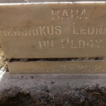 PLOOY Hendrikus Leonardus, du 1956-1956