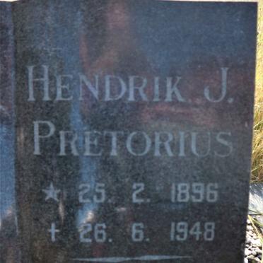 PRETORIUS Hendrik J. 1896-1948