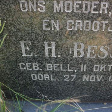 REDELINGHUYS J.J.B. 1906-1986 &amp; E.H. BELL 1897-1977