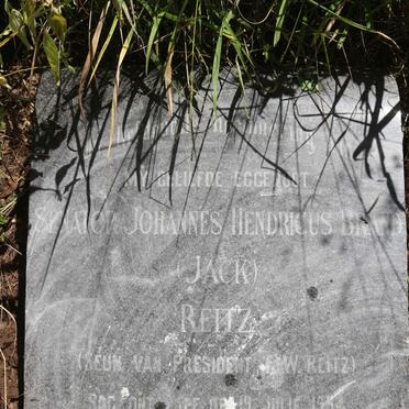 REITZ Johannes Hendricus Brand 1897-1954