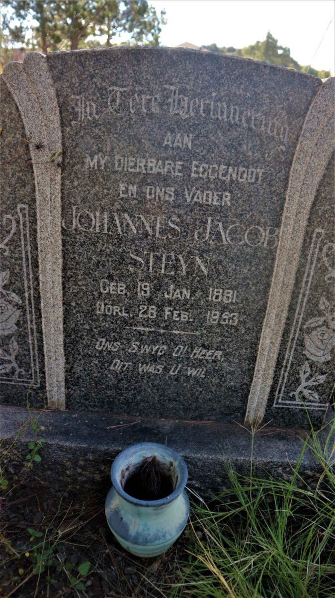 STEYN Johannes Jacob 1881-1953