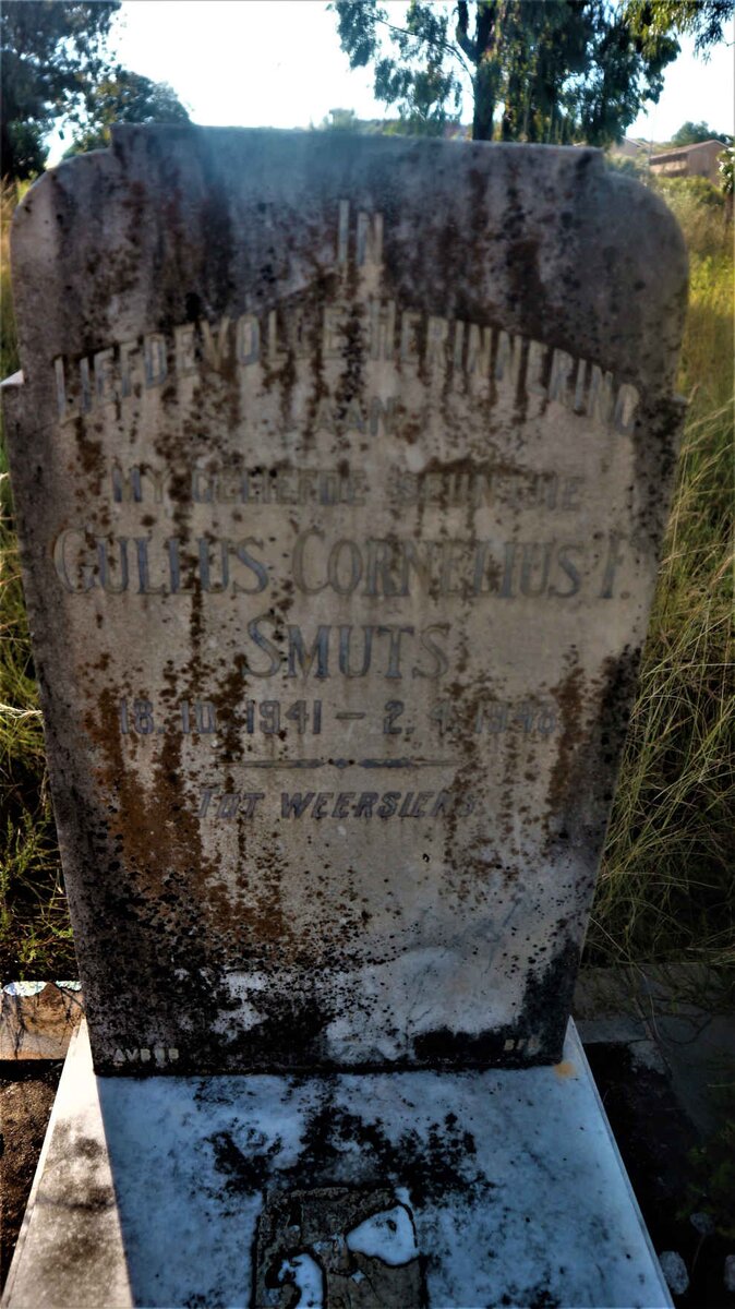 SMUTS Gullus Cornelius F. 1941-1948