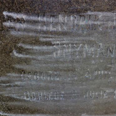 SNYMAN Jan Hendrik Petrus 1889-1945