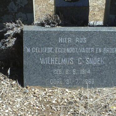 SNOEK Wilhelmus C. 1914-1963