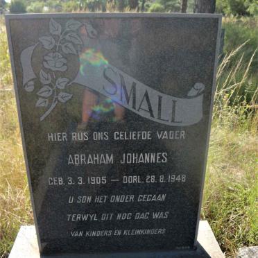 SMALL Abraham Johannes 1905-1948